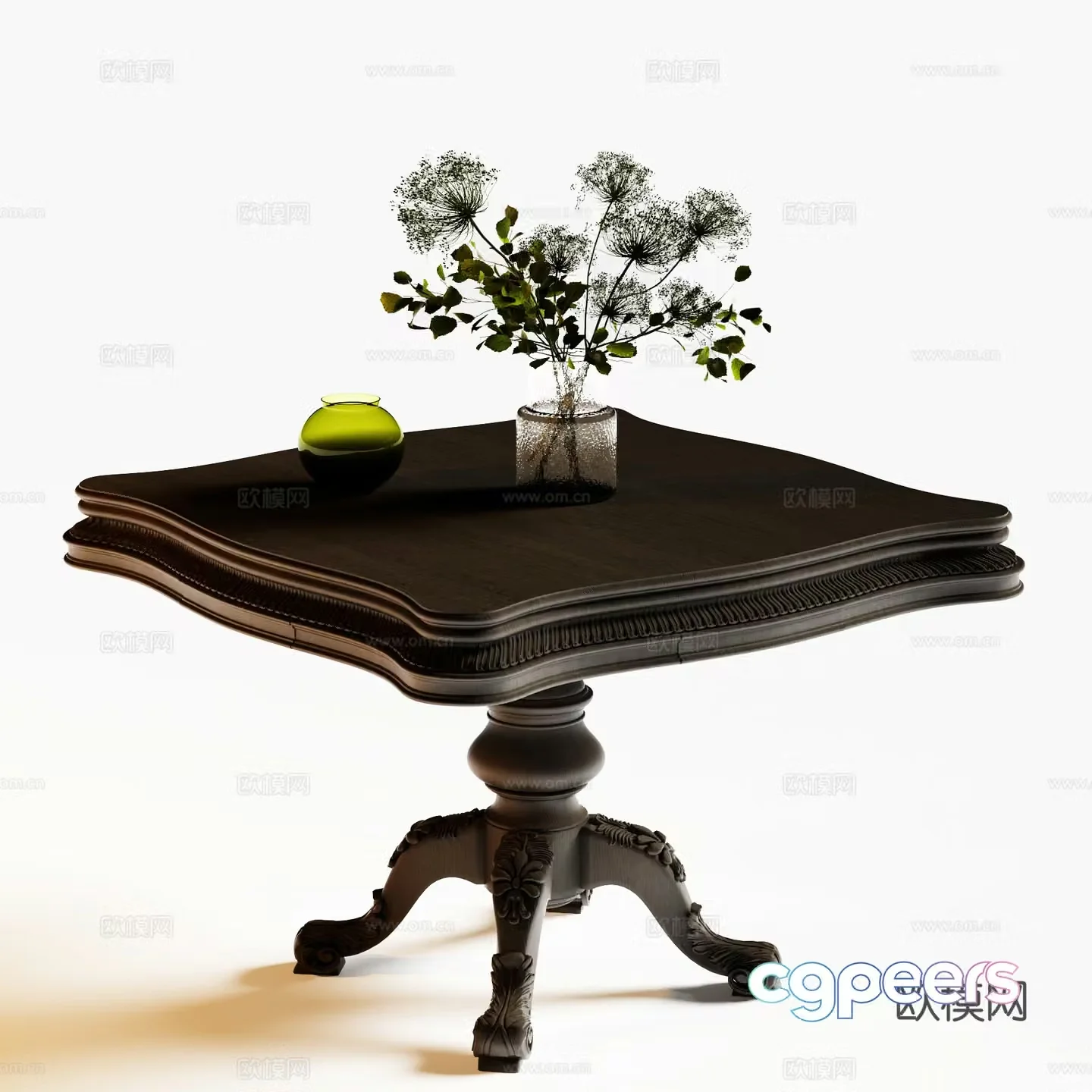 American coffee table 3d model