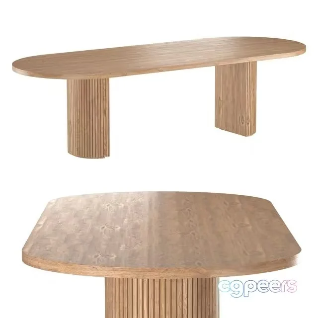 3ds Max Free – BYRON RECTANGULAR DINING TABLE