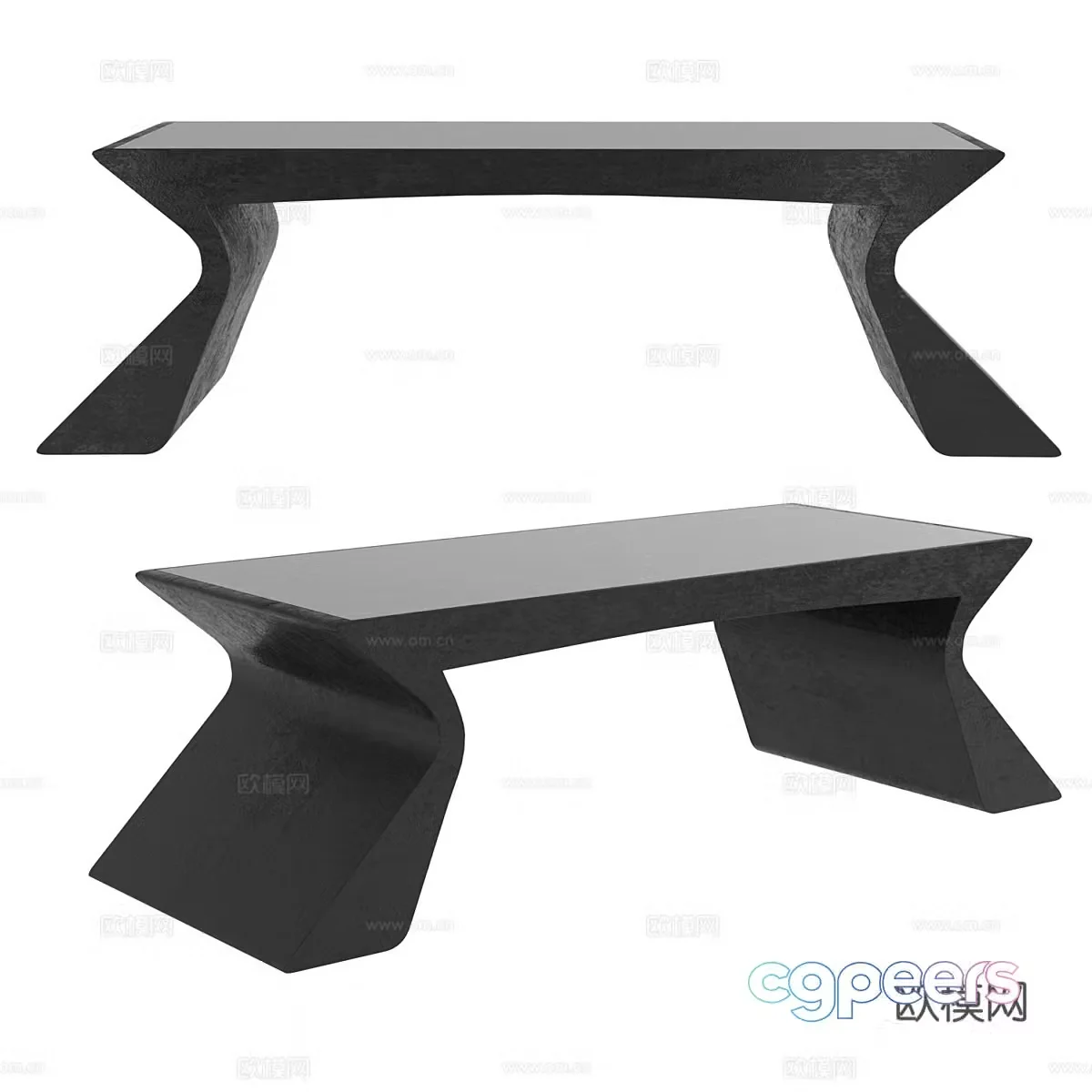 New Chinese tea table 3D model