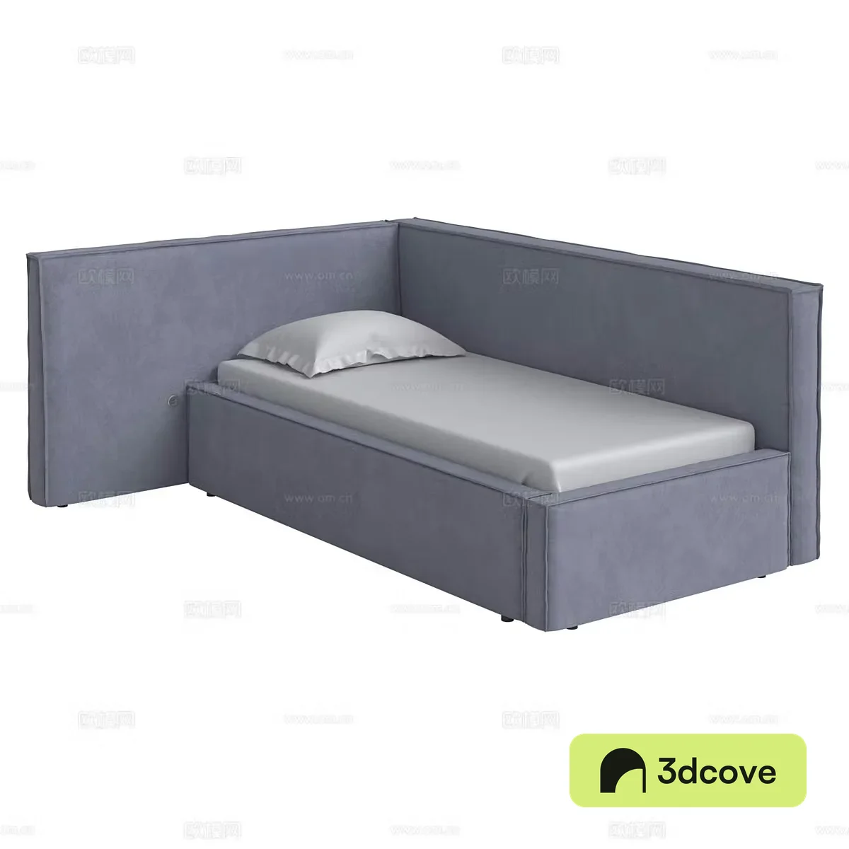 Modern simple single bed Simple bed Bedroom bed