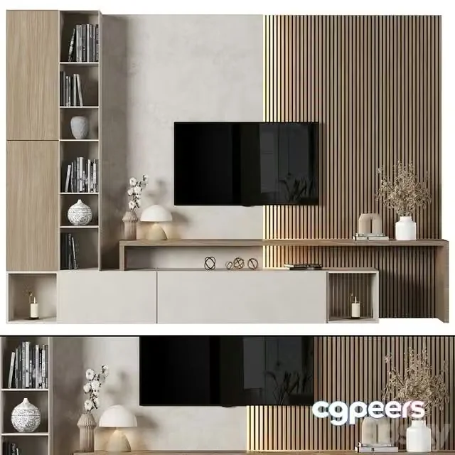 3ds Max Free – TV Wall 081
