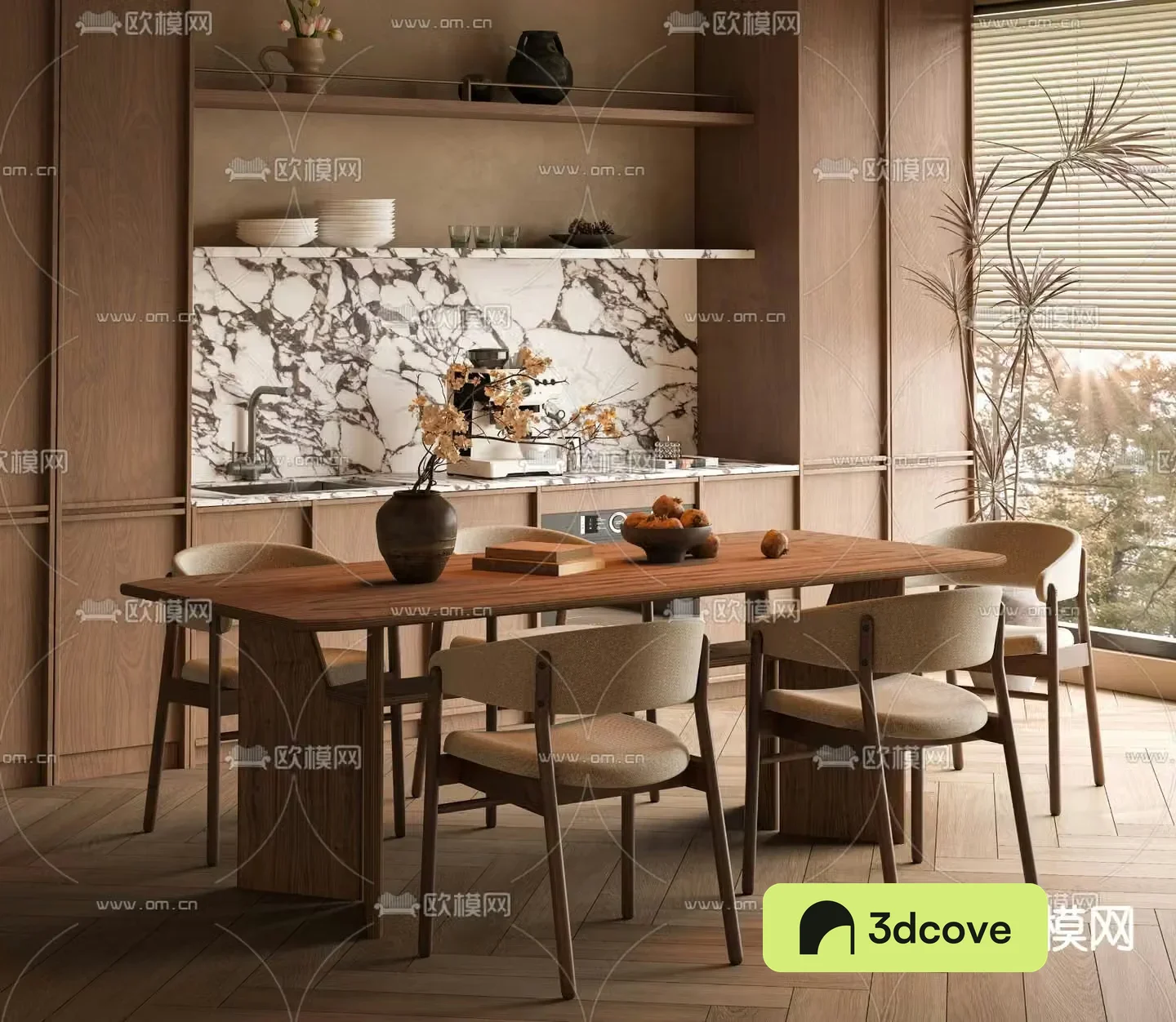 Medieval style dining table and chairs solid wood dining table