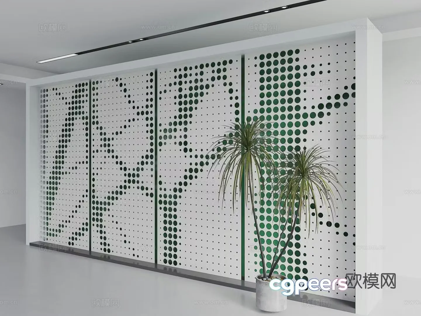 Wavy lines background layered background arc light strip background light luxury image wall corporate culture wall 3d model
