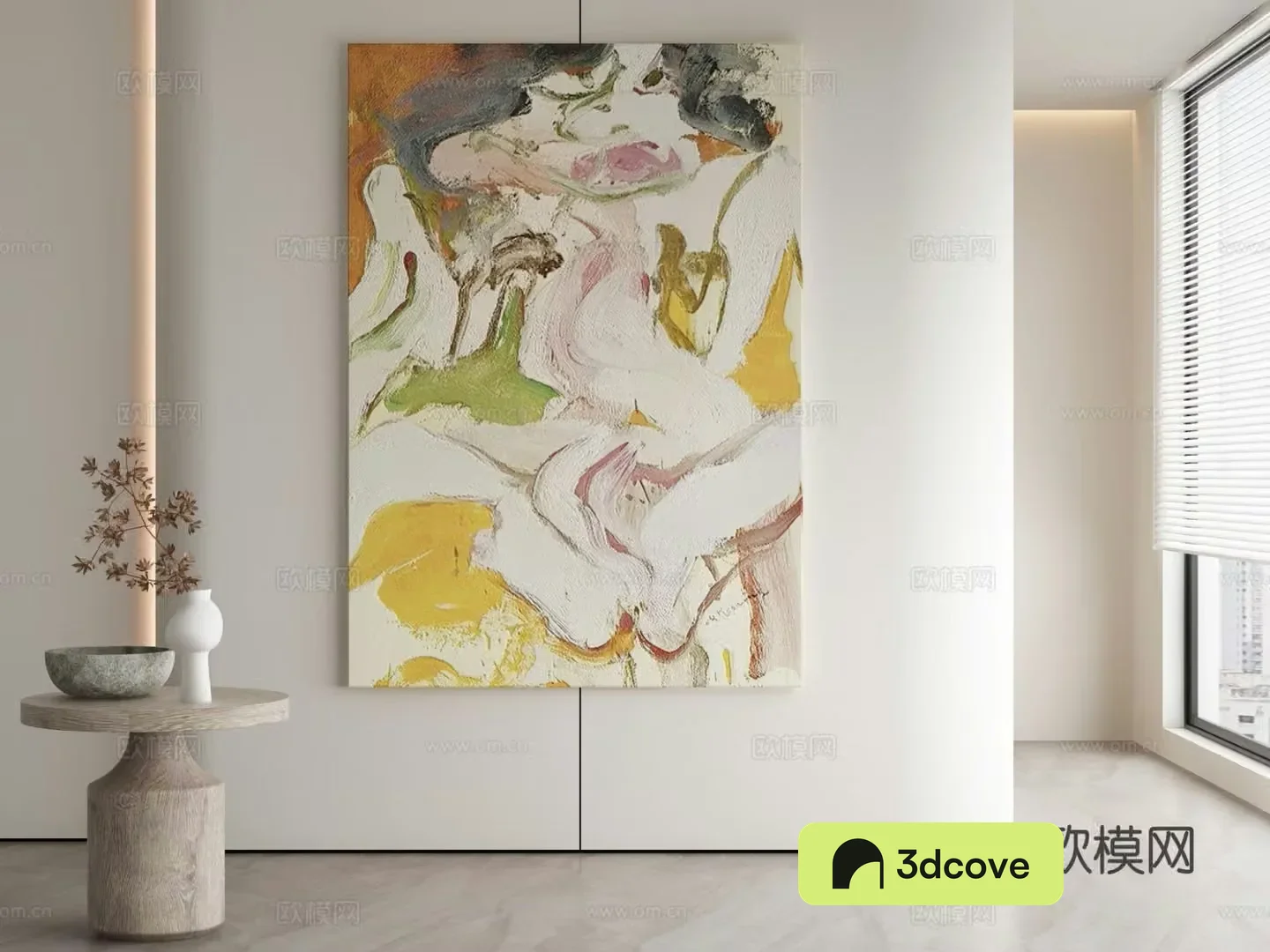Modern texture painting decorative painting