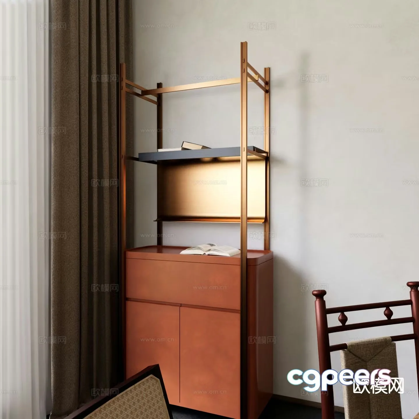 Modern sideboard 3d model
