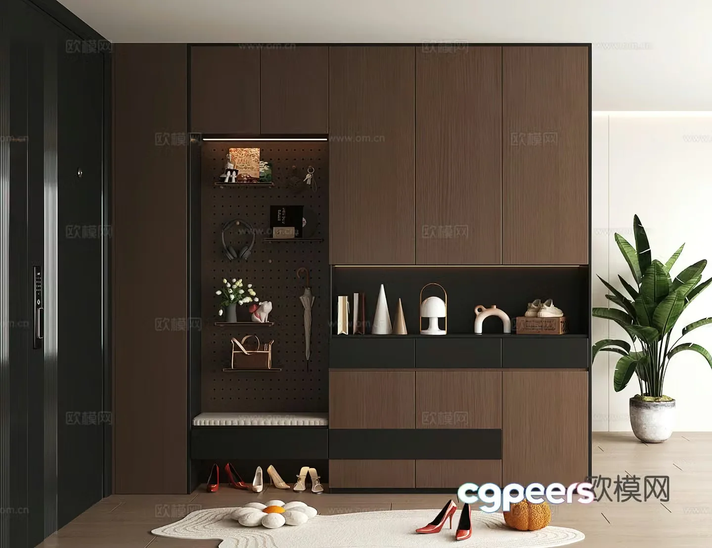 Shoe cabinet design shoe cabinet partition shoe cabinet porch shoe cabinet home shoe cabinet 3D model