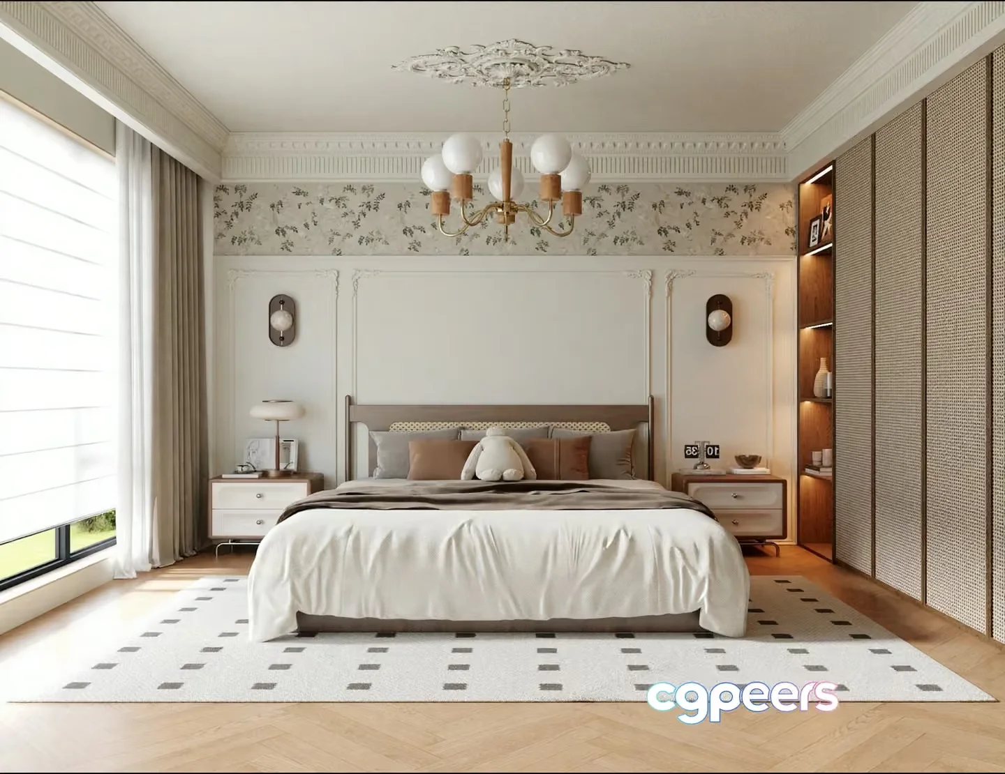 Cozy Bedroom 3D Model – 19174 – CORONA Render