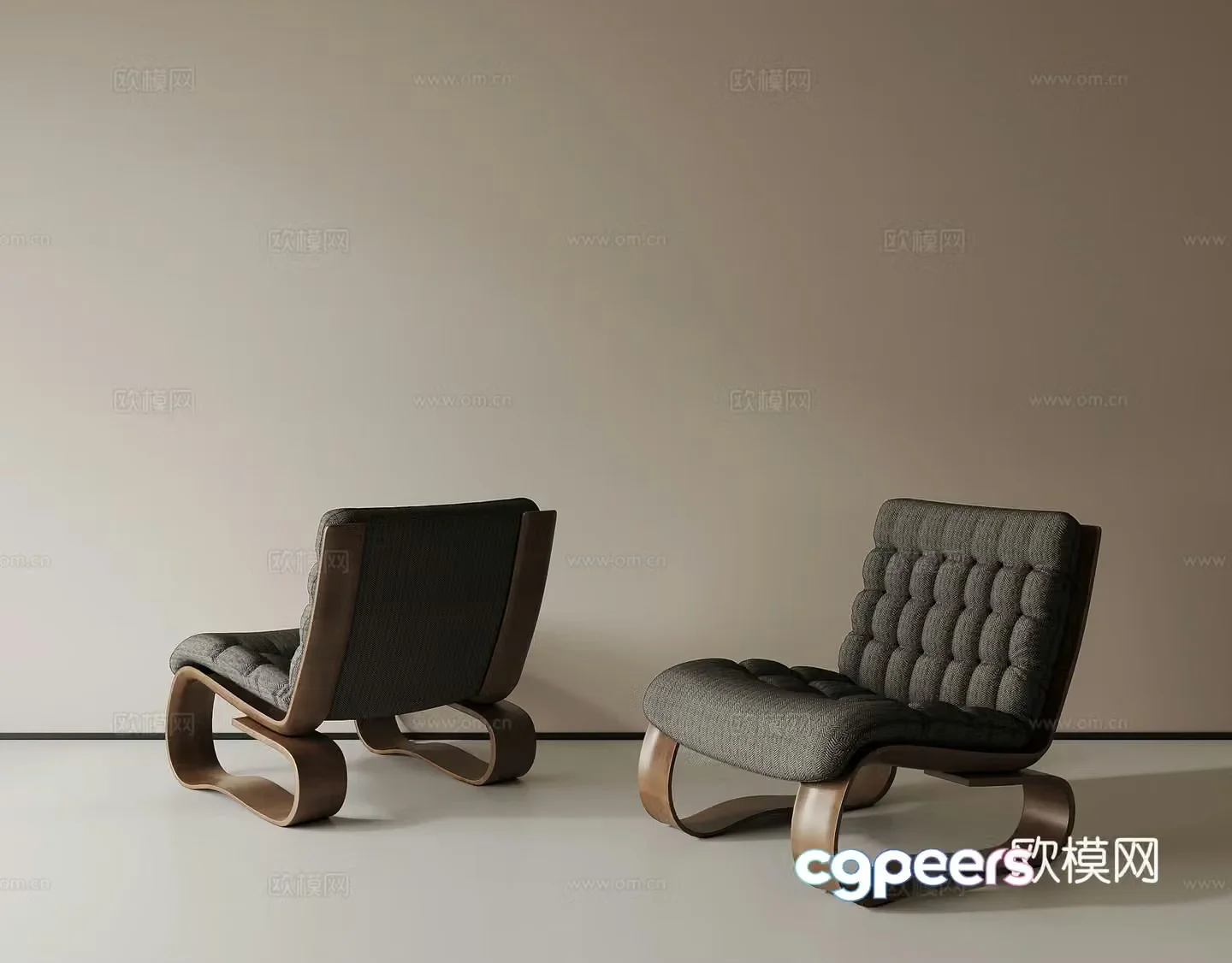 Leisure chair lazy sofa 3d model