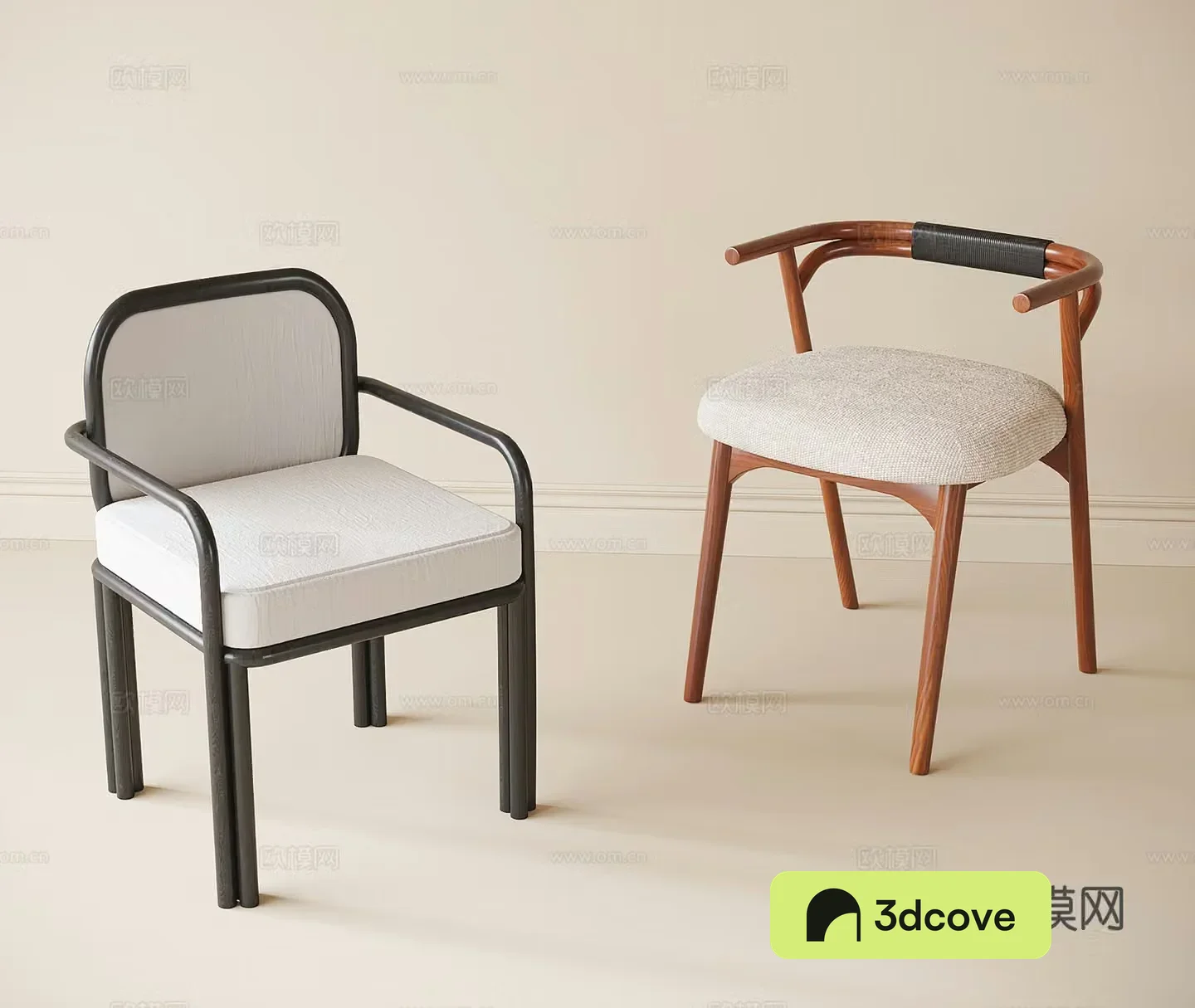 Modern single chair Tea chair Book chair Dining chair