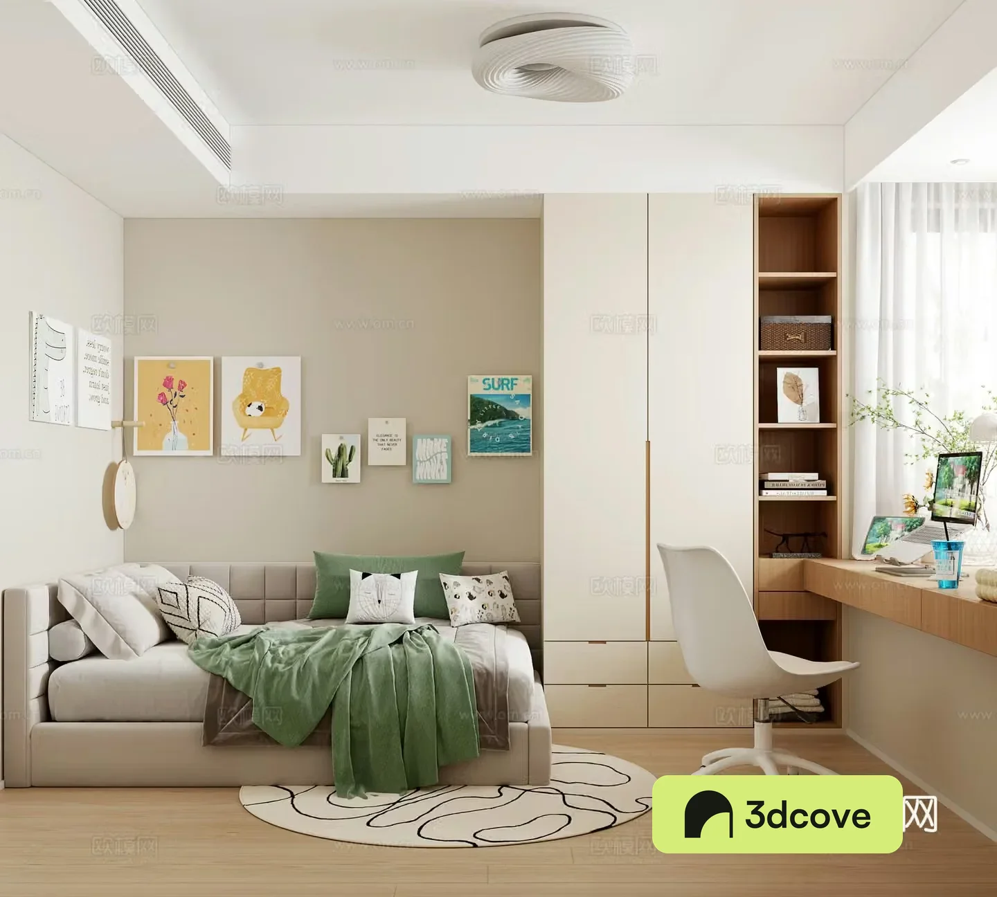 Modern bedroom
