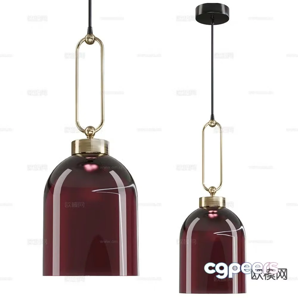 Italamp chandelier 3d model