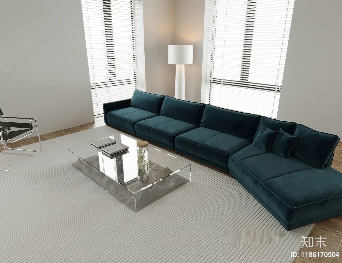 Modern Living Room 3D Model – 12485 – VRAY Render
