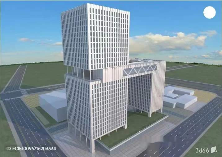 3D Building Model 3D Model – 1759 – VRAY Render