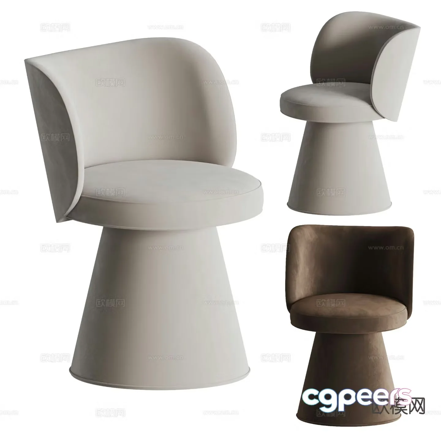 Vondon lounge chair 3d model
