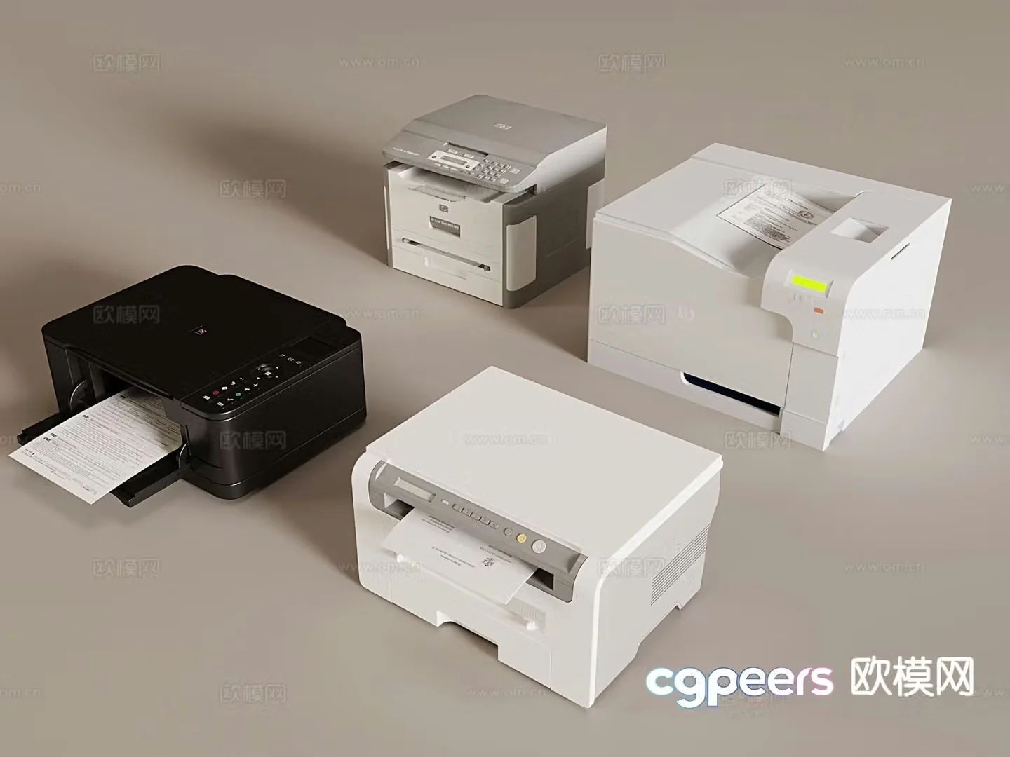 Smart printer copier scanner 3d model