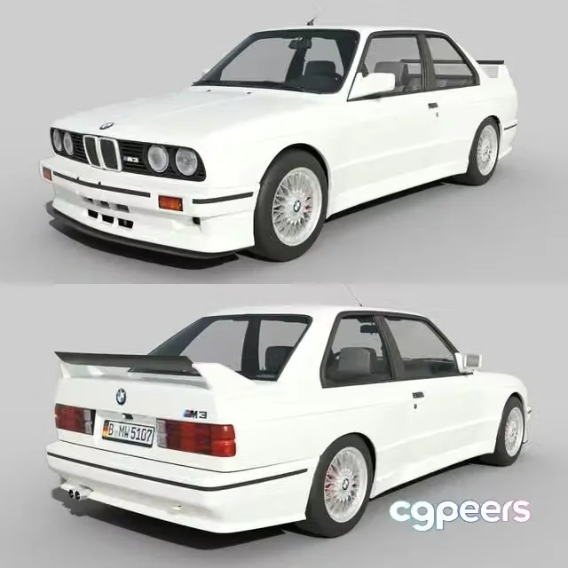 3ds Max Free – BMW M3 E30
