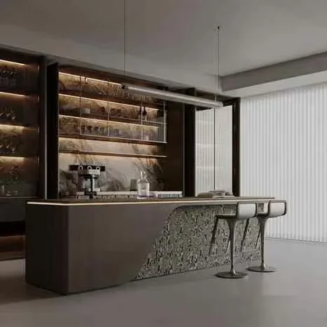 Modern Kitchen Island 3D Model – 8810 – VRAY Render