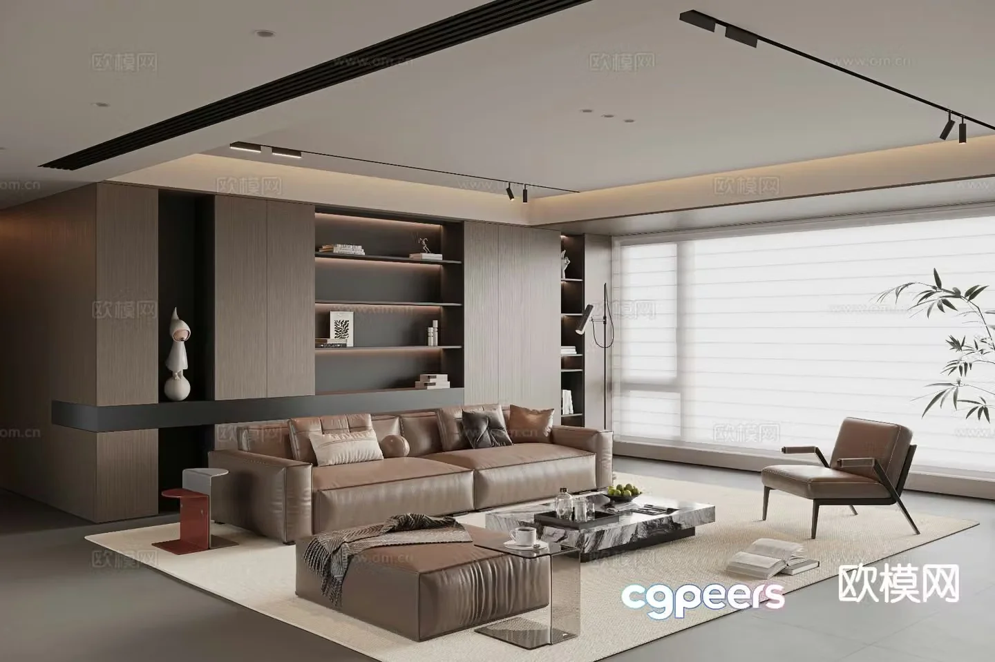 Italian living room 3d model