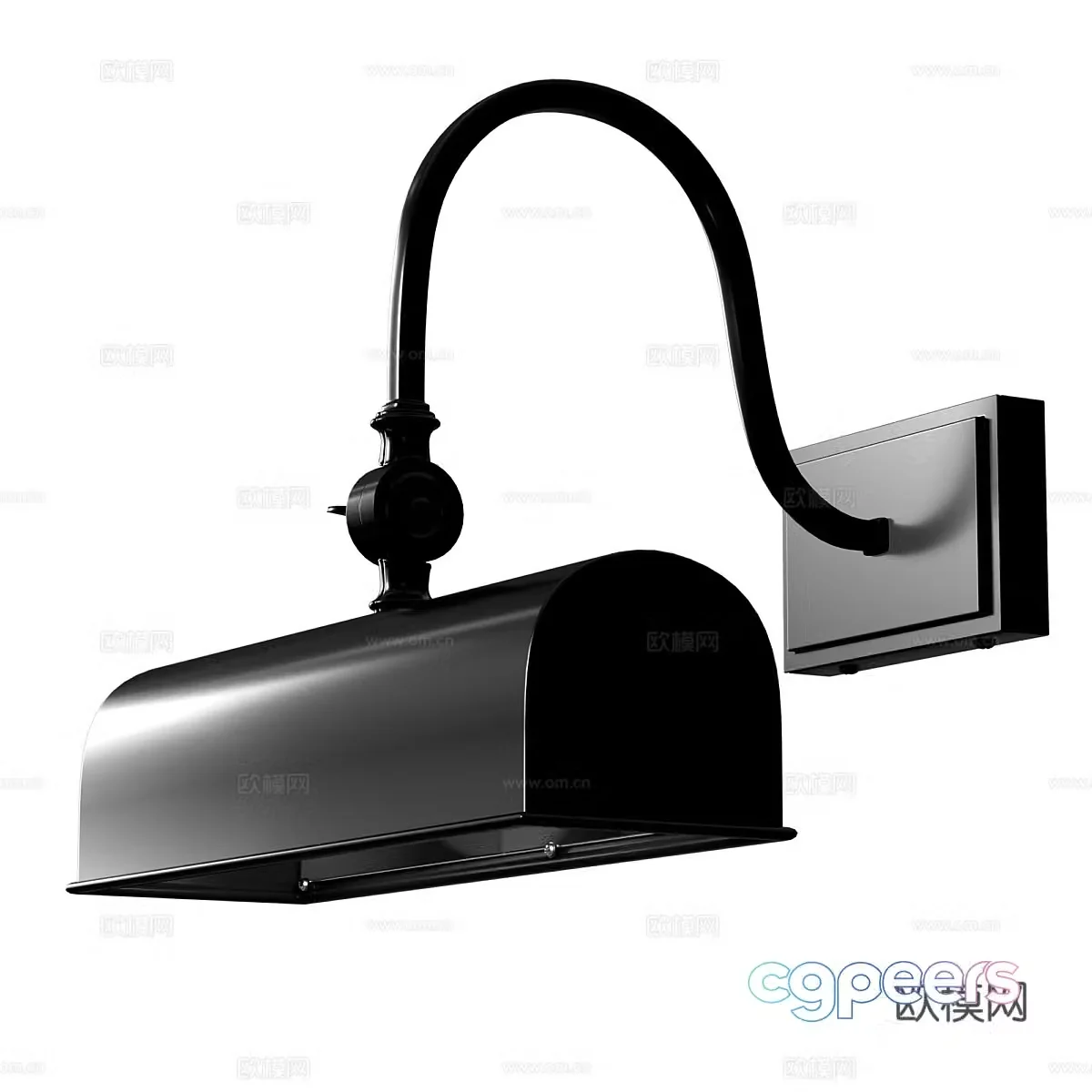 Modern minimalist wall lamp 3d model