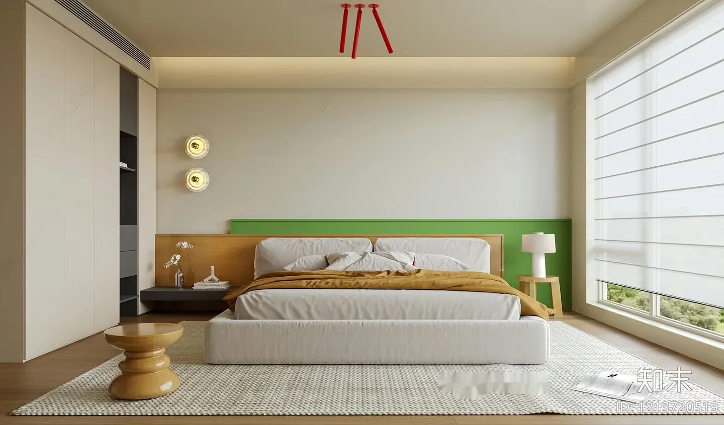 Modern Bedroom 3D Model – 17759 – VRAY Render