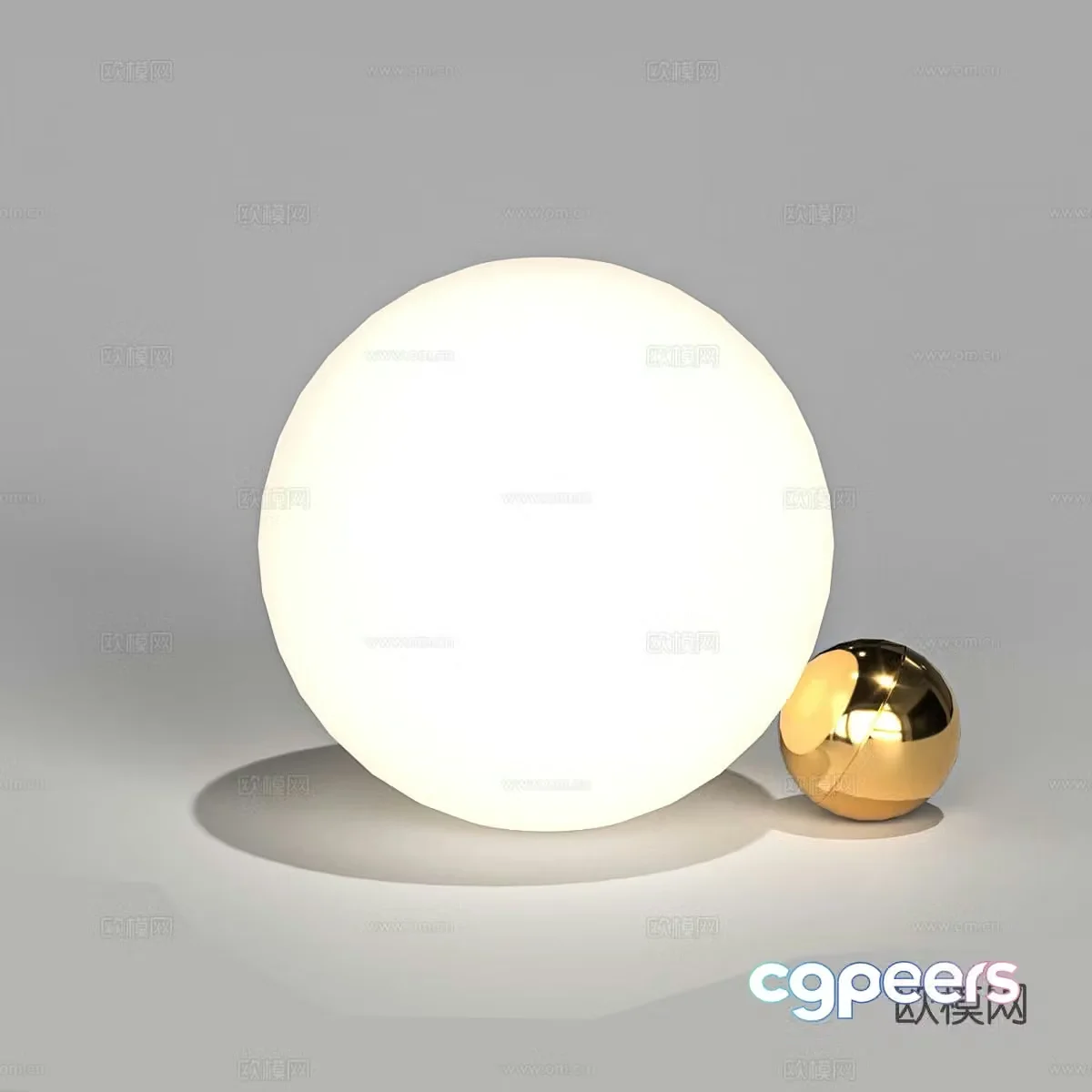 Modern simple and light luxury desk lamp spherical desk lamp living room desk lamp study desk lamp lamp lamp 3d model