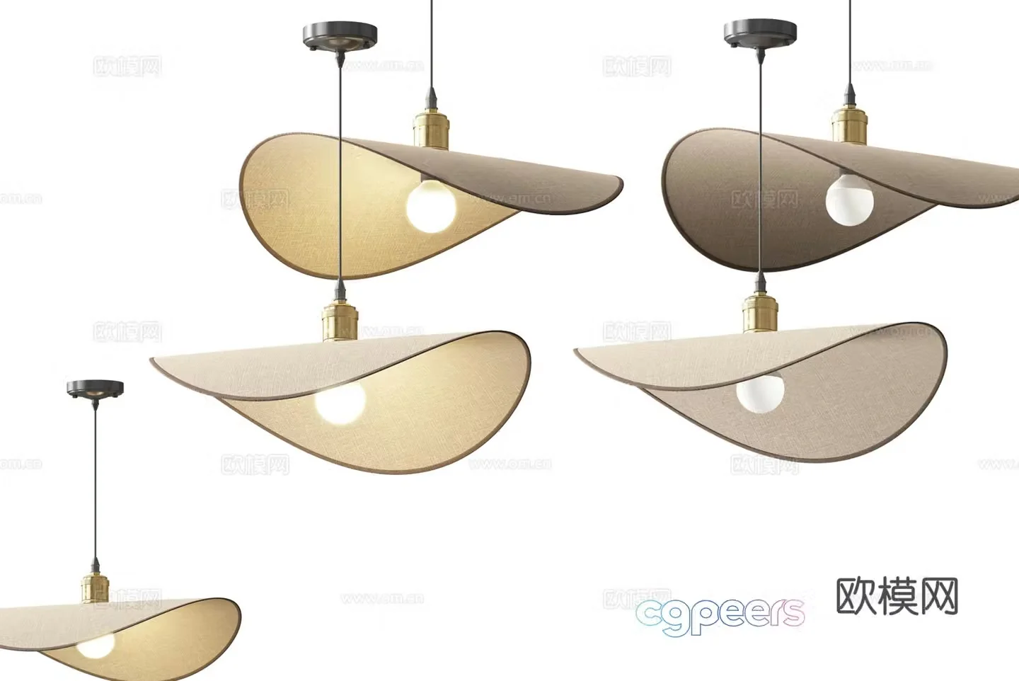 Nordic simple chandeliers chandeliers simple chandeliers dining chandeliers living room chandeliers 3D model