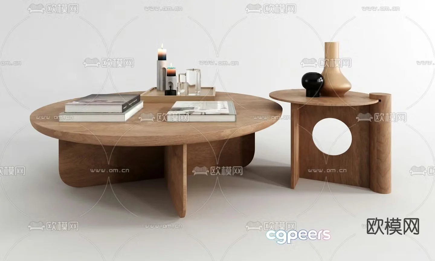 Wabi-sabi coffee table 3D model