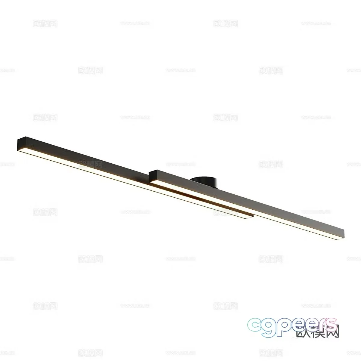 Modern simple wall lamp Line wall lamp 3d model