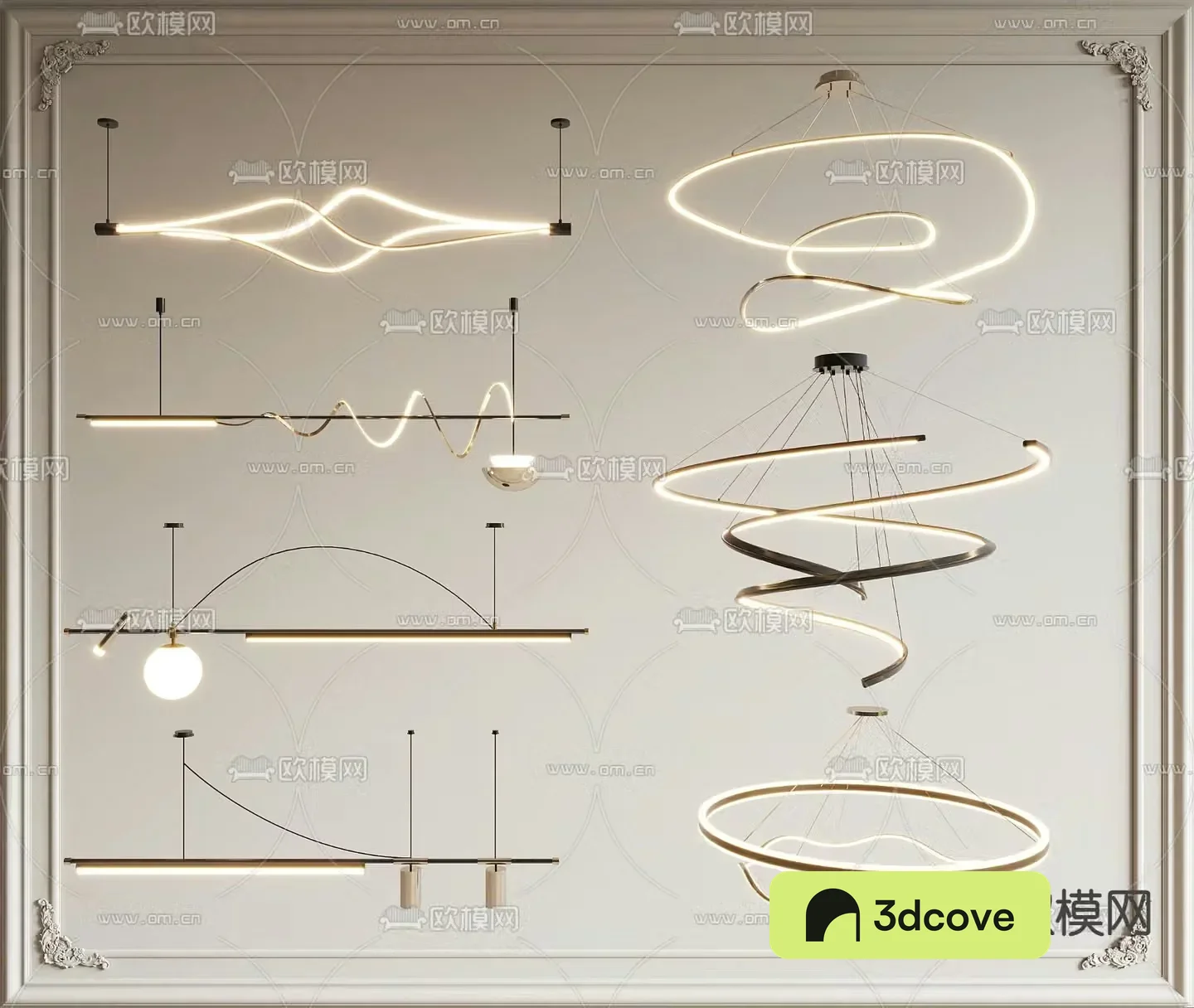 Hall chandelier light luxury chandelier
