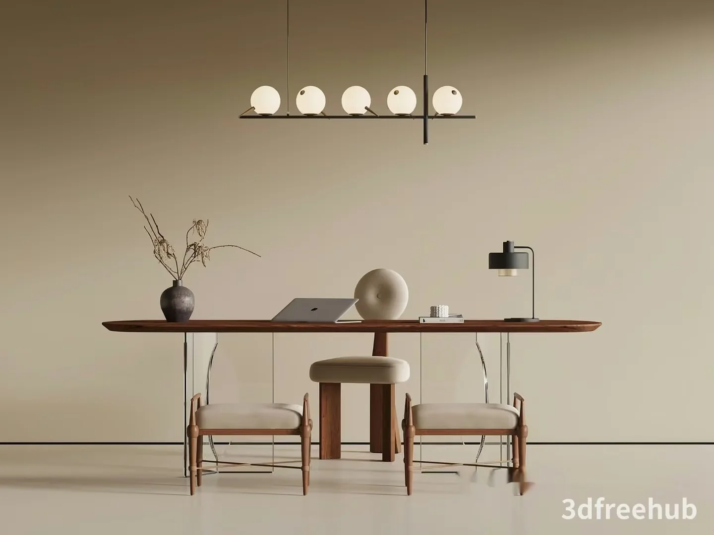 Modern Minimalist Office 3D Model – 21978 – VRAY Render