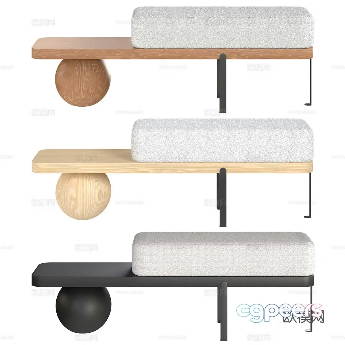 Casa Padrino bench 3d model
