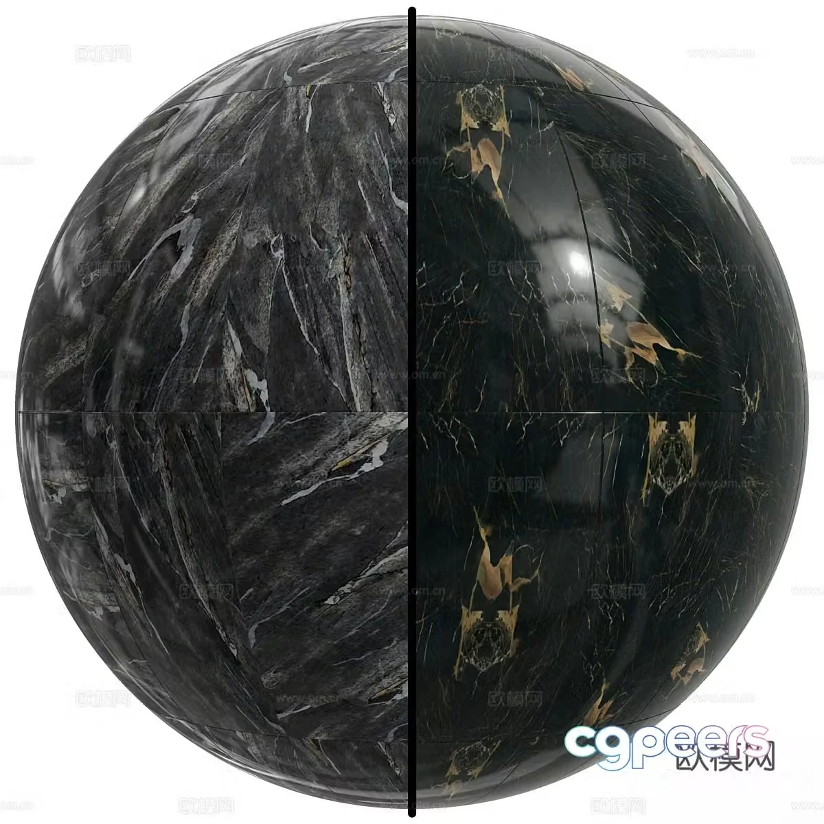 Modern gray marble tiles Black marble floor tiles Dark marble floor tiles 3d model