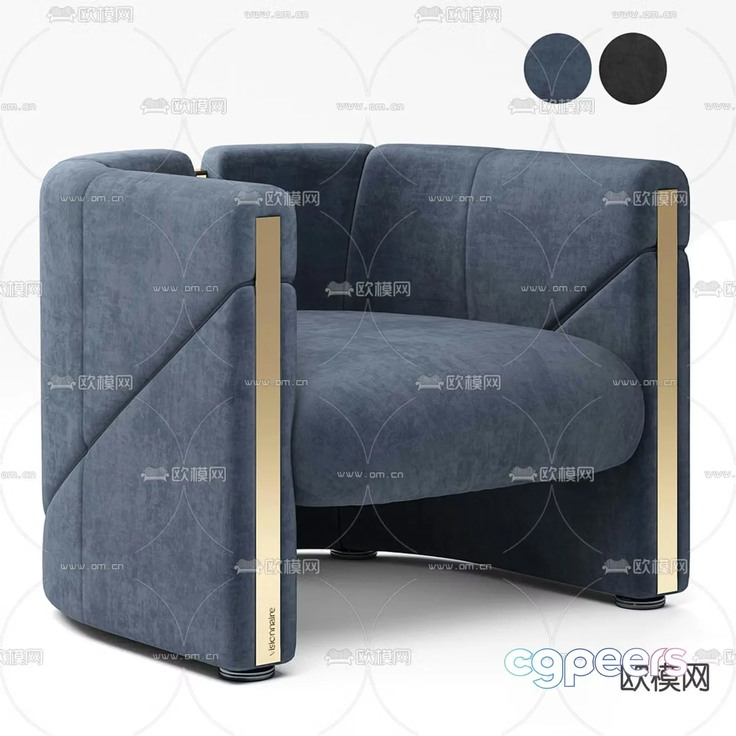 Sofa chair leisure chair 3d model
