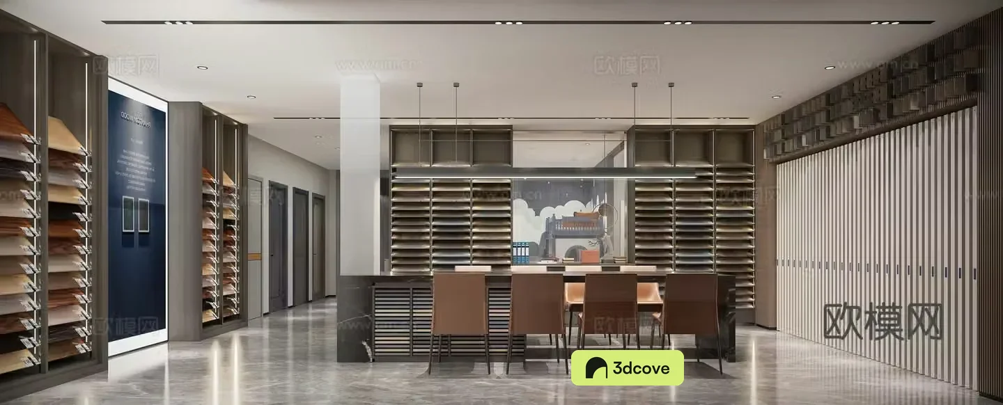 Modern customized home exhibition hall sample area