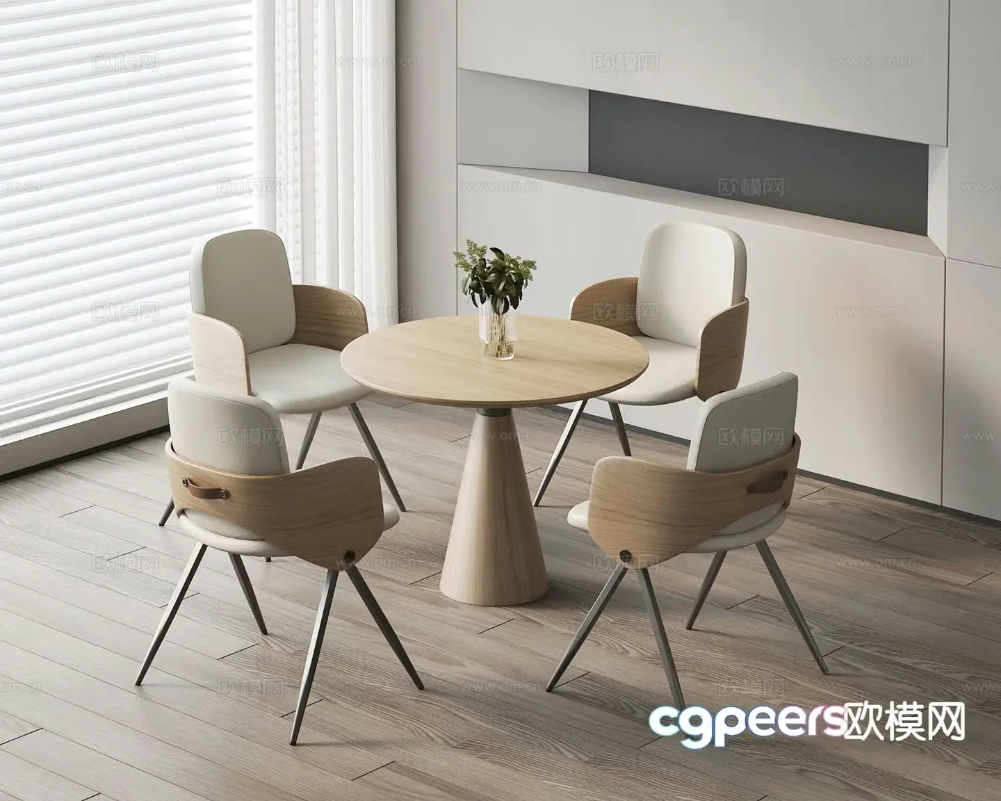 Leisure tables and chairs Negotiation tables and chairs 3d model