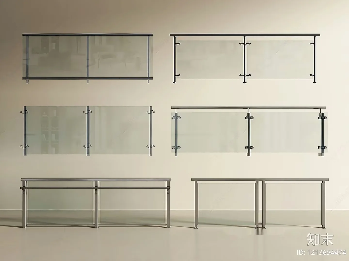 Modern Glass Furniture 3D Model – 15503 – VRAY Render