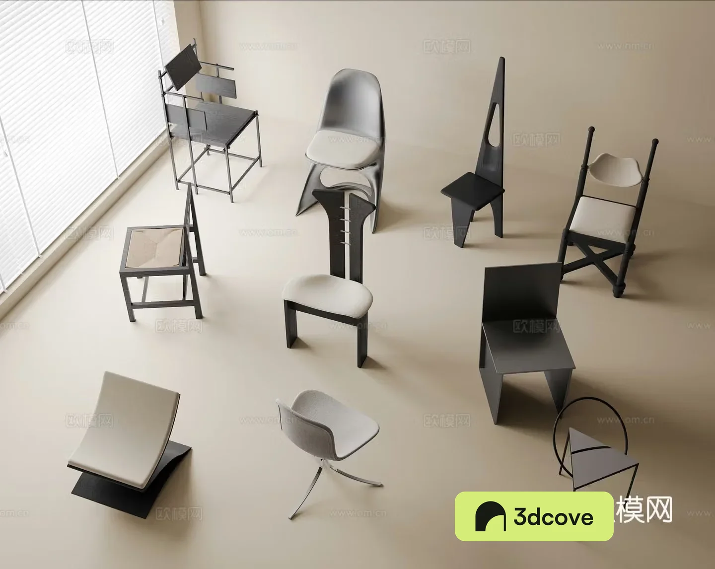 Modern single chair casual chair