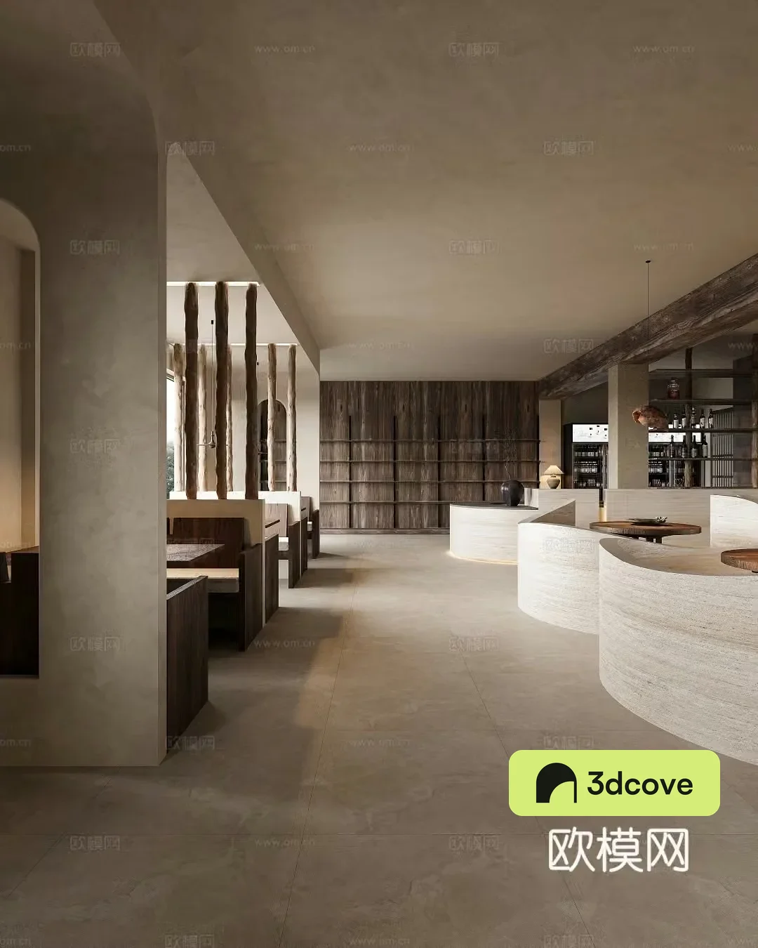åŽ… ä¾˜ ç½‘ Red Restaurant private room catering hall 3D model
