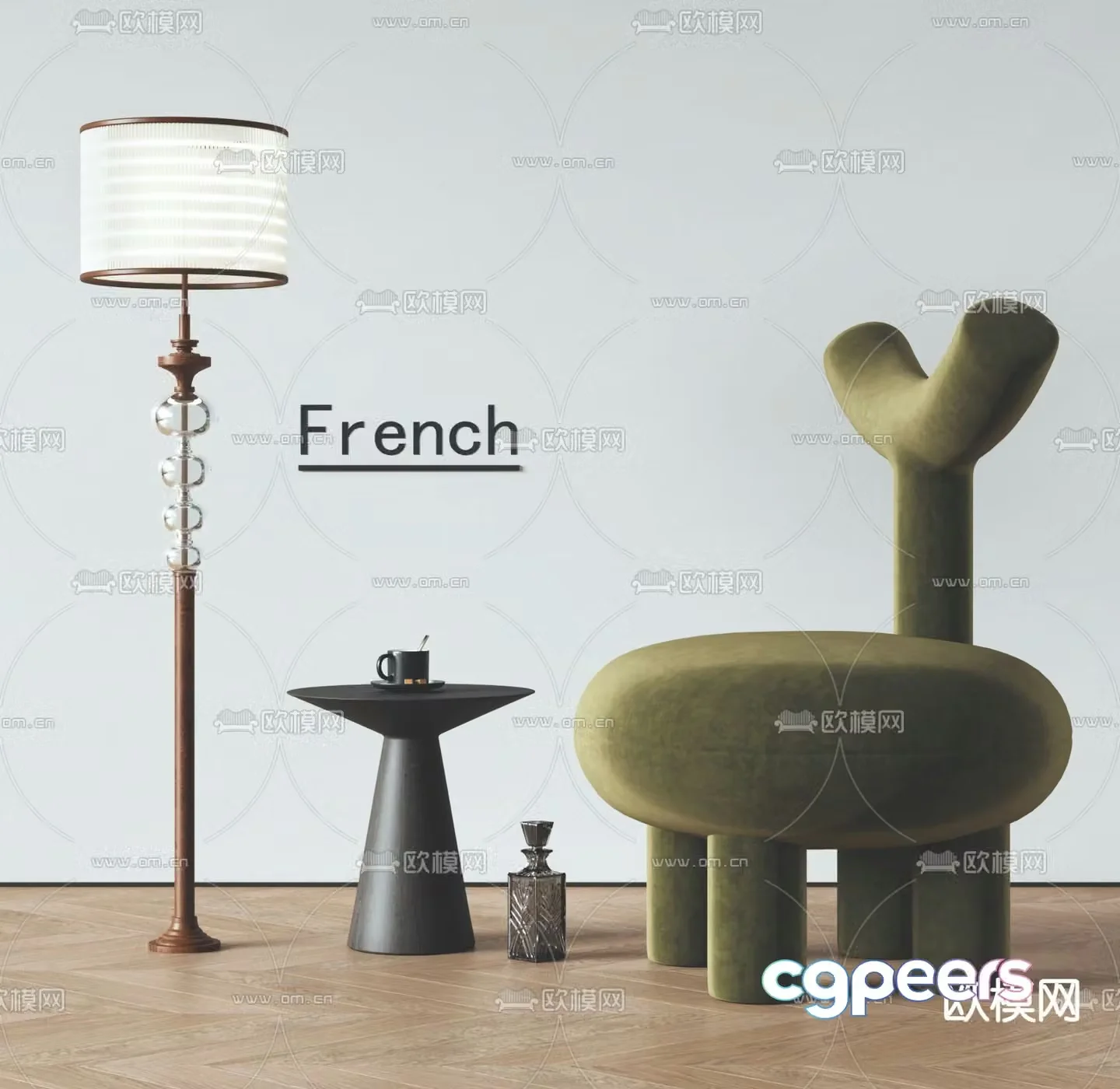 Seat single chair 3d model