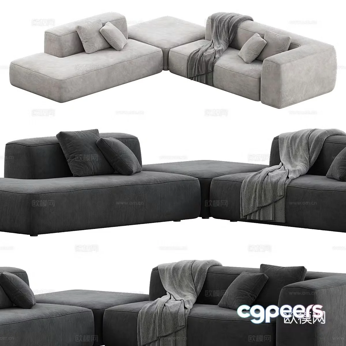 Corner sofa 3d model