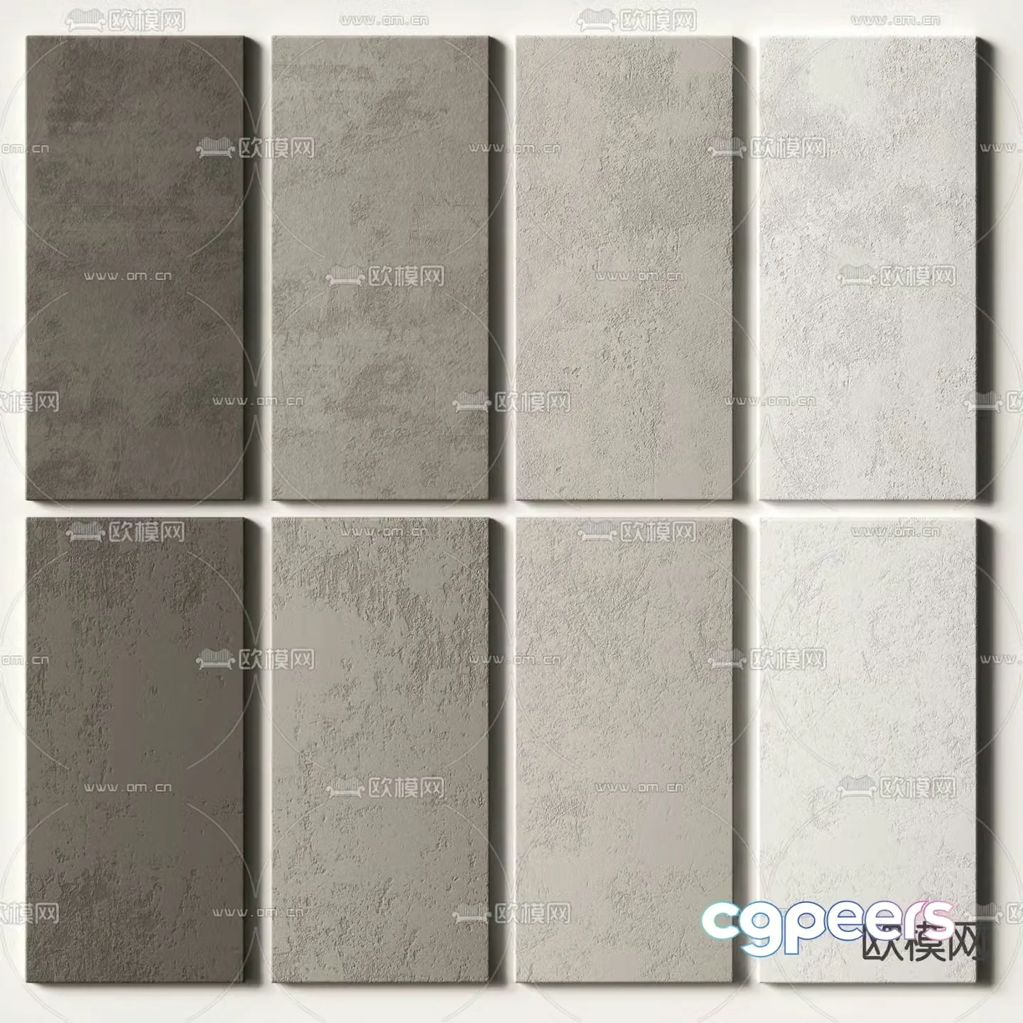 Modern cement paint wall paint texture paint 3d model