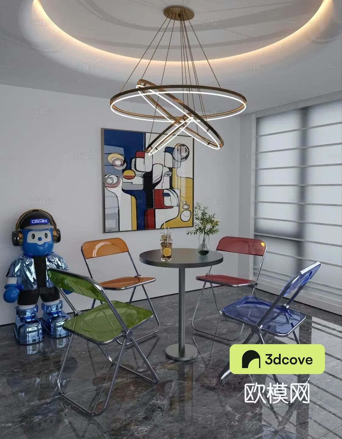 Leisure table and chair
