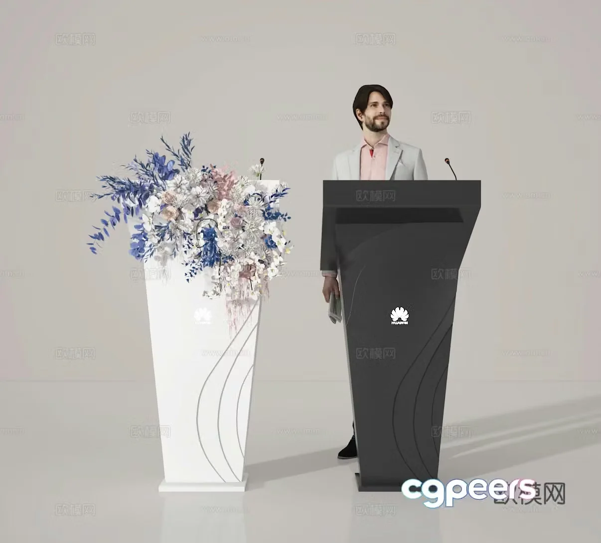 Podium 3D model