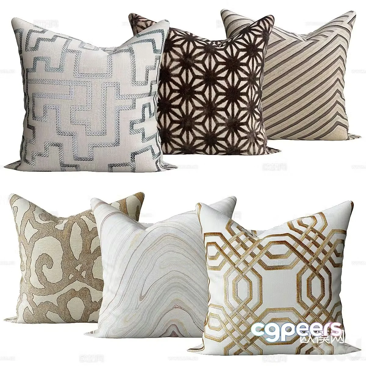 Printed pillow pillow pillow 3d model