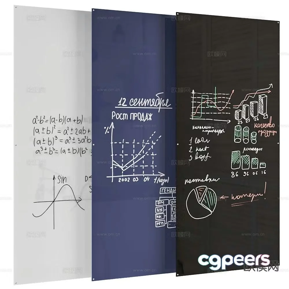 ASKELL blackboard whiteboard 3d model