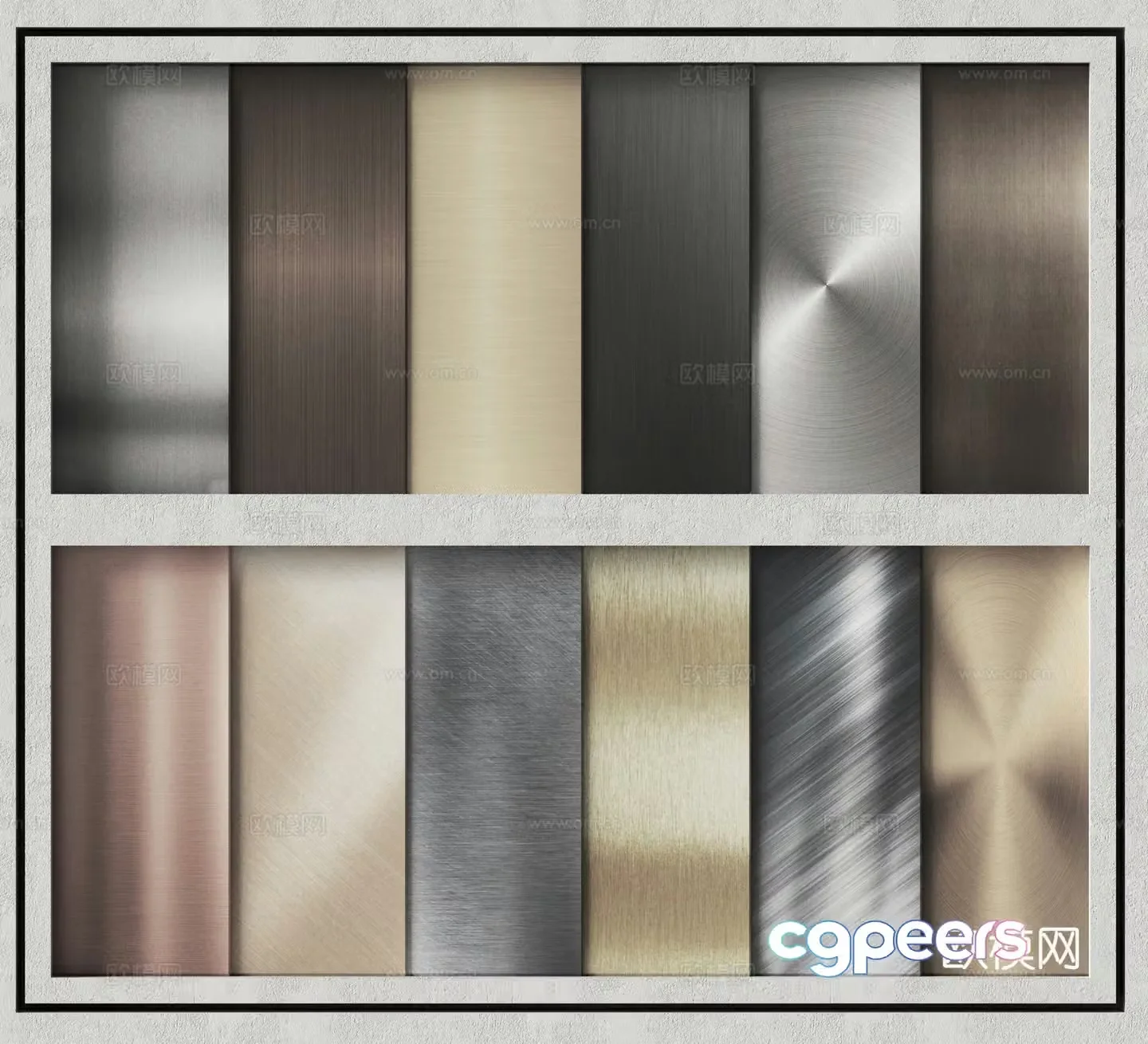 Modern Wallbine Stainless Steel 3D model