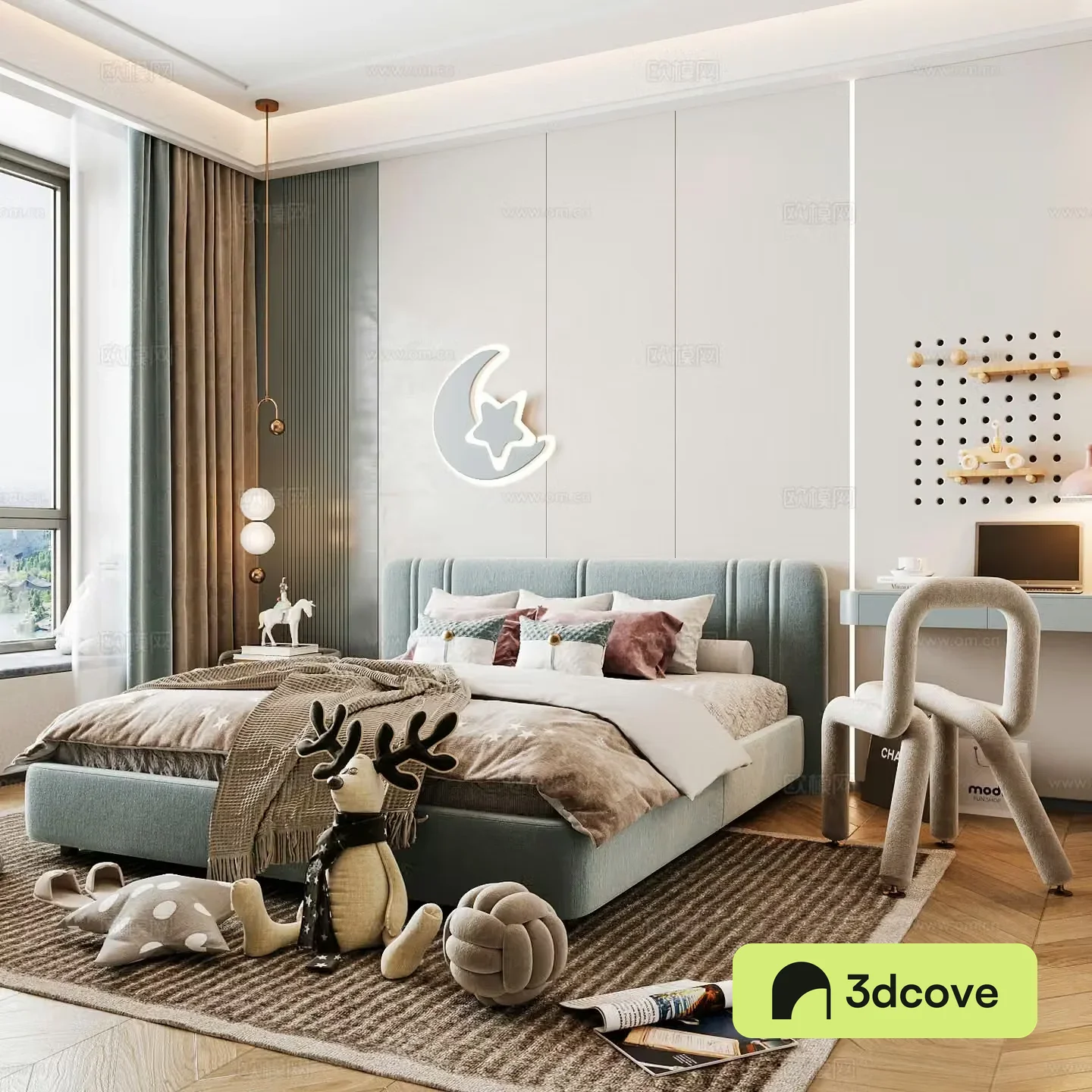 Modern children’s room boy’s room