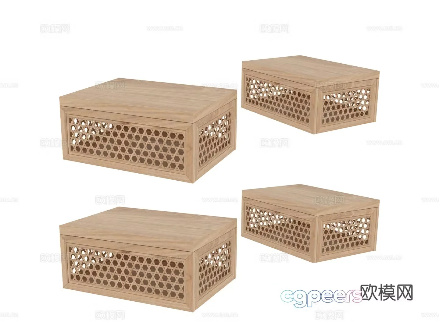 Daily necessities box 3d model