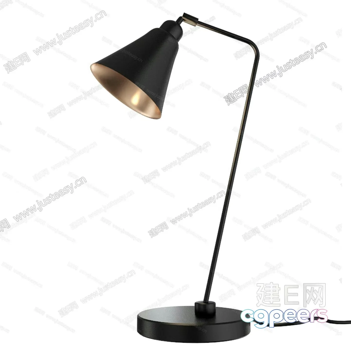 Gold Light Fixture 3D Model – 9015 – VRAY Render