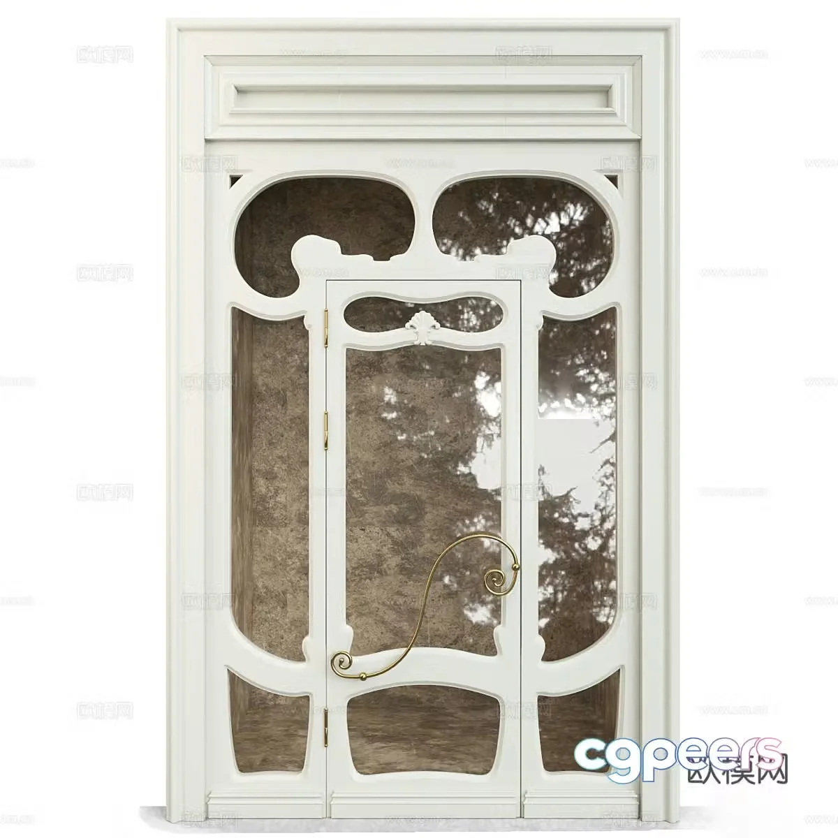 Swing door 3D model